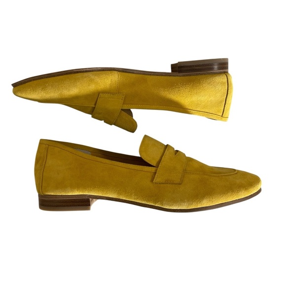 MARC FISHER LTD YELLOW SUEDE CHANGE  LOAFERS SZ 9 MED NWOT - Picture 7 of 12